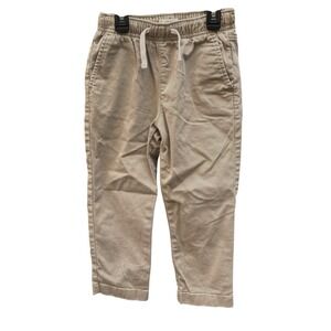 Crewcuts J.Crew Boys 6 Khaki Elastic Waist Drawstring Chino Style Casual Preppy